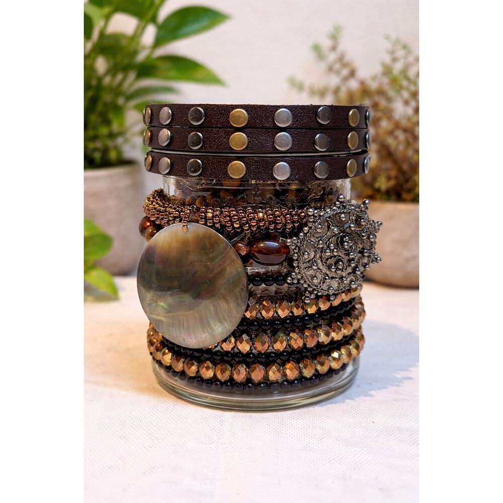 💜 Mystery Jewelry Jar | 20–25 pcs | Vintage to Modern Curated